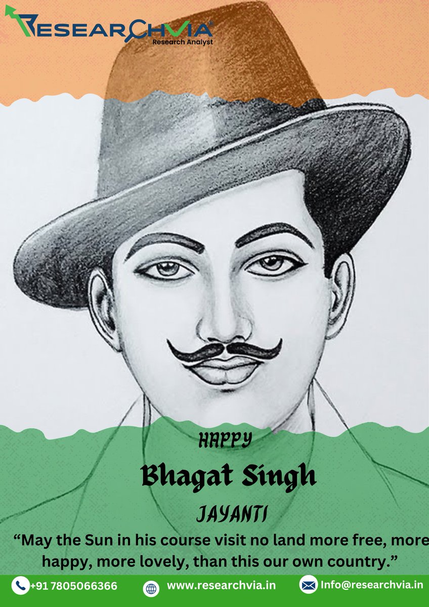 Researchvia_'s tweet photo. Happy Bhagat Singh Jayanti 🙏 https://t.co/njQyY2VMoE