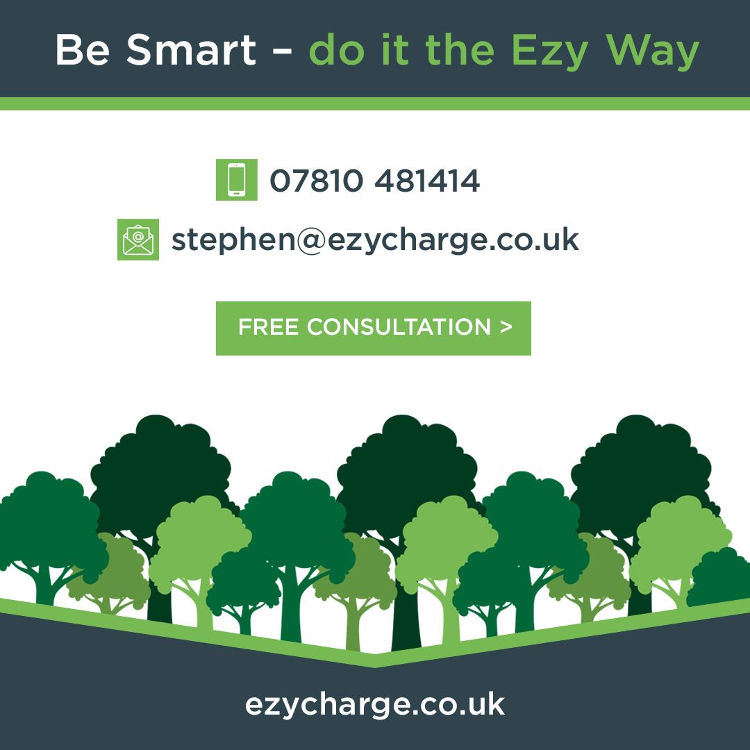 ezychargeltd (@ezycharge_ltd) on Twitter photo We supply and install a wide range of electrical chargers for use in the commercial sector, leisure facilities, new housing developments and for the home.
Contact us to book your FREE consultation:
π§ stephen@ezycharge.co.uk
π± 07810 481414
#EVcharger #ElectricVehicle We supply and install a wide range of electrical chargers for use in the commercial sector, leisure facilities, new housing developments and for the home.
Contact us to book your FREE consultation:
π§ stephen@ezycharge.co.uk
π± 07810 481414
#EVcharger #ElectricVehicle