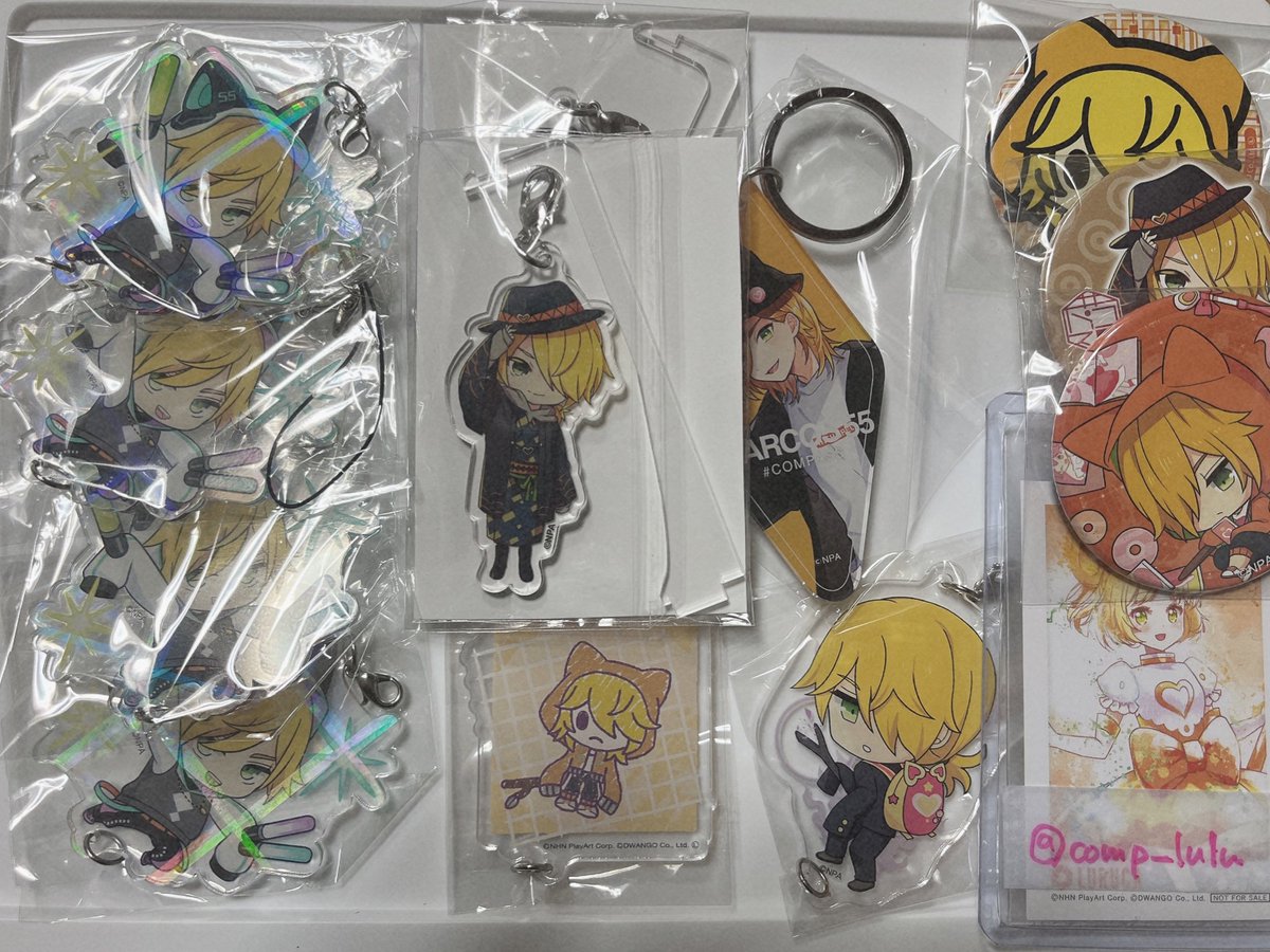 comp_lulu's tweet photo. @Komari_trade こんにちは。はじめまして。検索よりコメント失礼いたします。
画像のマルコスグッズを所持しているのですが、ライアリルルカ缶バッジと交換可能なものはありますでしょうか。ご検討いただけますと幸いです。ALTにグッズの詳細を書かせていただいております。よろしくお願いいたします。🐱 https://t.co/g18Sf8TL3O