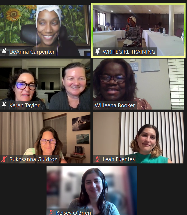 WilleenaB's tweet photo. The beautiful, bold, bright voices of our teen song writers in the room, moves our hearts with love @WriteGirlLA @kerentaylor in Uganda! 🇺🇬🎶 https://t.co/7GgjU2421H