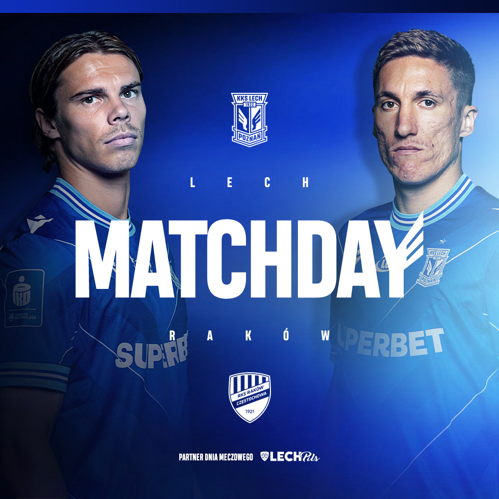 LechPoznan's tweet photo. ⚽️ Dzień meczowy
🏆 PKO BP Ekstraklasa
🆚 Raków Częstochowa
🕗 20:00  
🏟 Enea Stadion
🎫 https://t.co/eM2LbJhDfR
📺 CANAL+Sport, CANAL+online (oferta: https://t.co/uVD3W4O1Vn)
🖥 https://t.co/7cpkKSFwYc 
💰 https://t.co/7jOSv5f4cW
#⃣ #LPORCZ

Tylko wygrana! 🔵⚪️ https://t.co/zqMsye41cJ