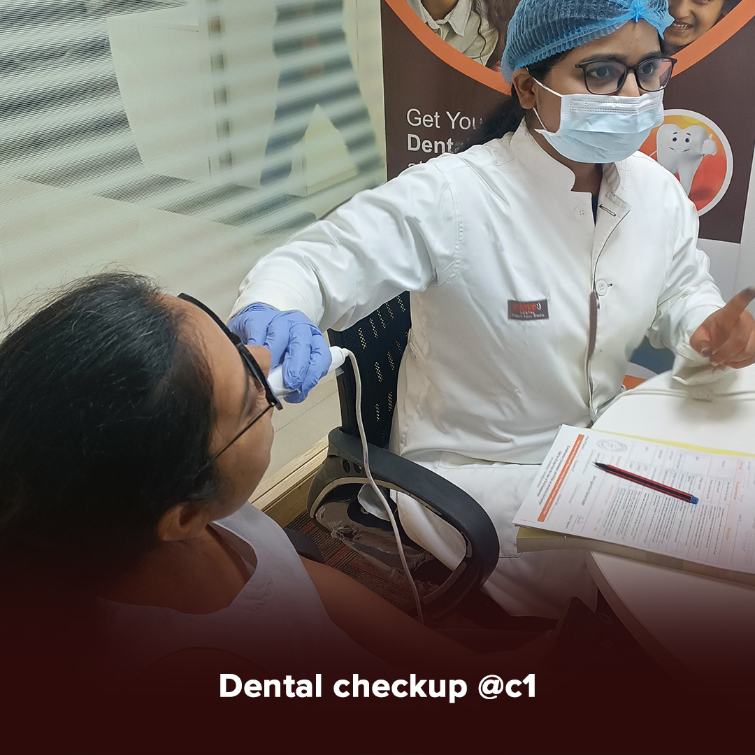 “We Care Our Employees.” C1 India Pvt Ltd organized a #dentalcheckup with @CloveDental at our Gurugram office, prioritizing our team's health and well-being. #EmployeeWellness #DentalCare #HealthySmiles' #clovedental