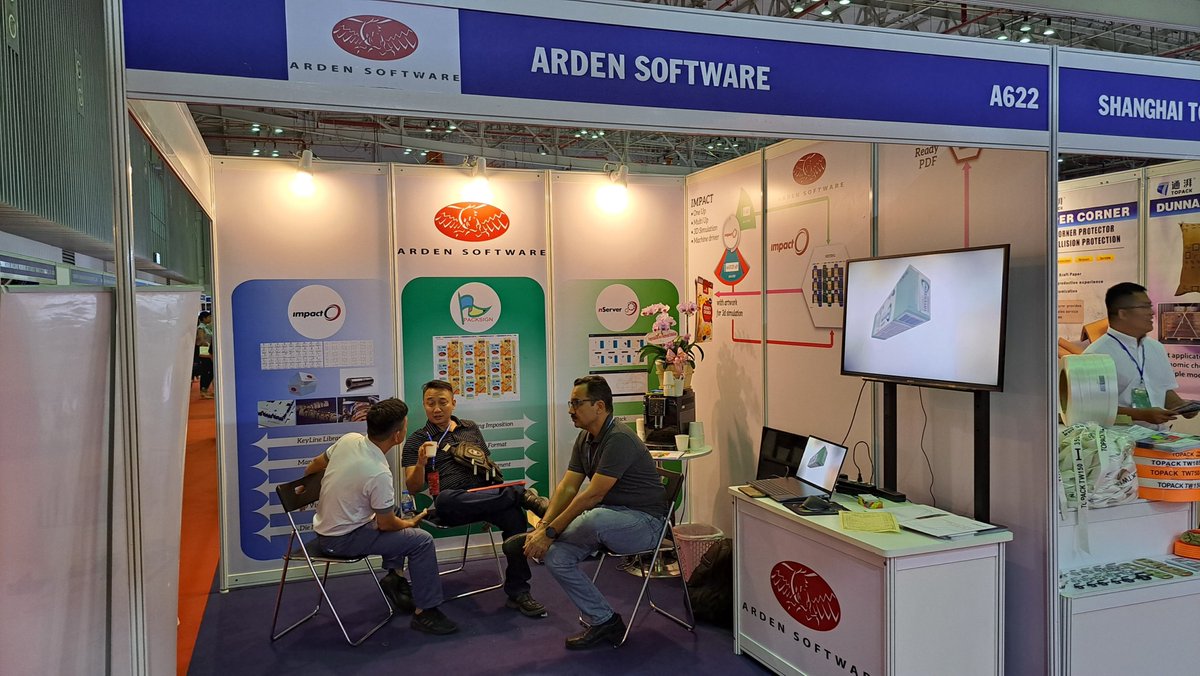 We had a great first day at #VietnamPrintpack showcasing and demoing our #packaging software, including Impact, WEBcnx and nServer.

We'll be here until Friday, and you'll find us in Booth A622. If you're attending the exhibition, come along and say hello 👋