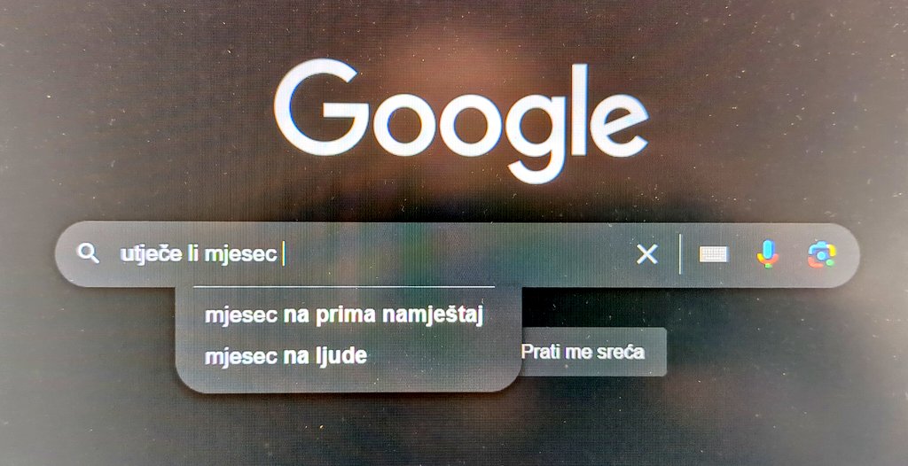 mislim da utječe i na internetske tražilice