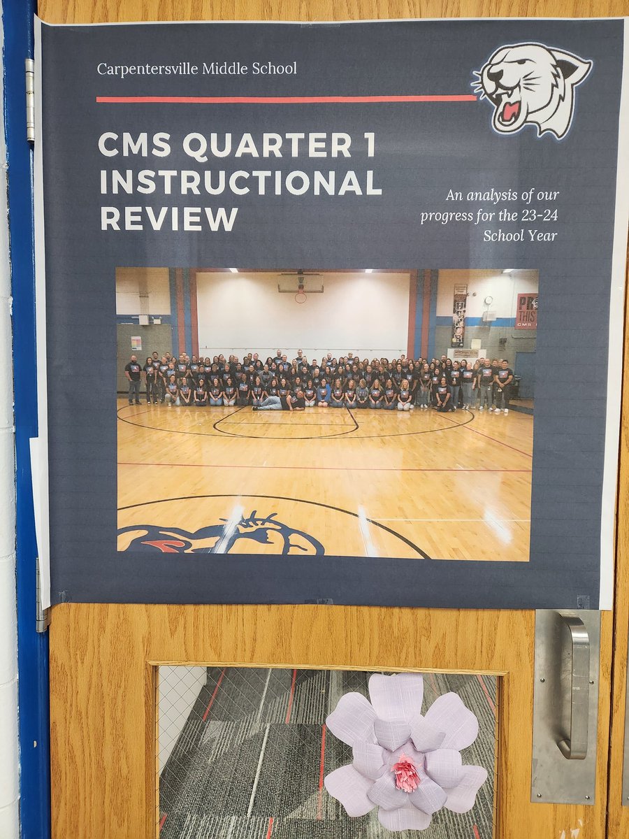 NikiBurkey's tweet photo. Instructional Review was a great experience today at CMS. Data chat, classroom visits, PLC Pathways and building initiatives related to academics &amp; behavior were highlighted.  #OnwardandUpwardD300 https://t.co/9ppo1uoBQu