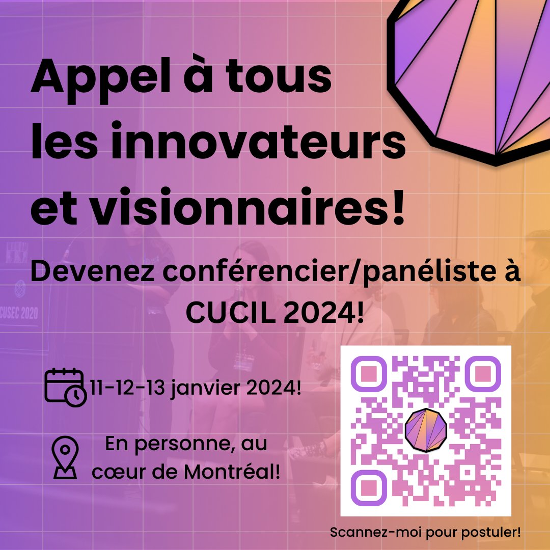 cusec's tweet image. Are you a tech enthusiast with insights to share? 

We&apos;re thrilled to announce that applications for speakers and panelists at the CUSEC24 (Canadian University Software Engineering Conference) are now open! 🚀 

#cusec #conference #tech #technology #SoftwareEngineering