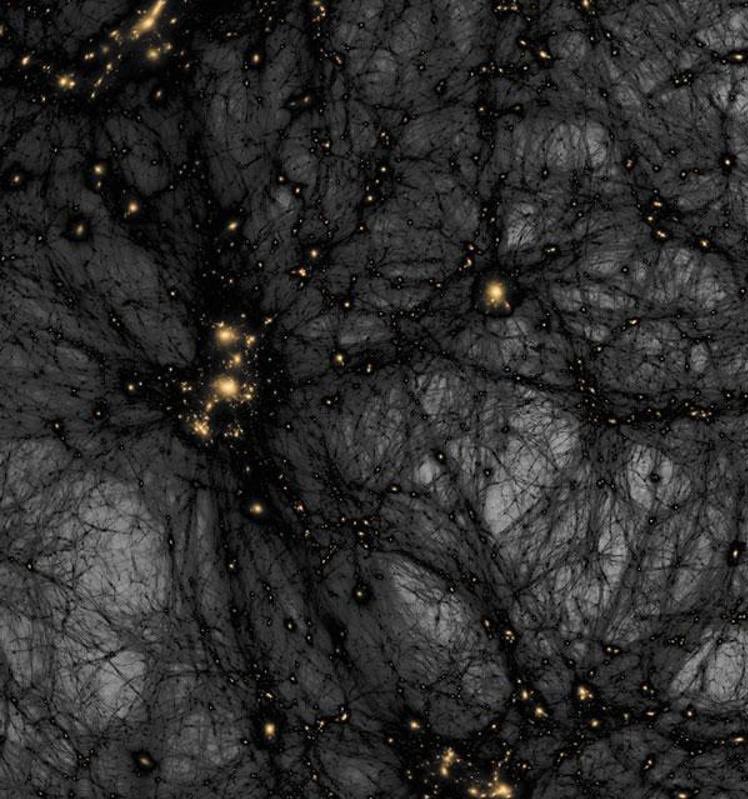Imagine that the universe is a cake. A very big cake, with many layers and flavors. The cake is expanding, because it is being baked in an oven that keeps getting hotter. Now, the part of the cake that we can see and taste is made of ordinary ingredients, like flour, sugar, eggs,