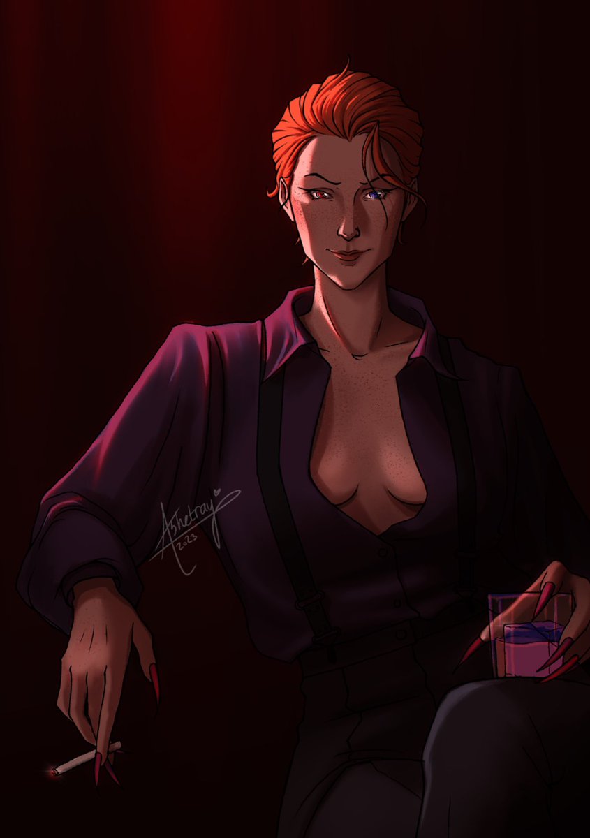 “Fancy a drink?” 🥃

#moiraodeorain #overwatch