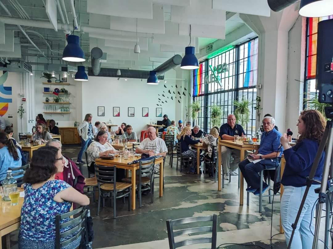 Science March Indy (@sciencemarchind) on Twitter photo Great discussion last night at <a href="/AshandElmCider/">Ash & Elm Cider Co.</a> on our Books, Booze, and Brains selection Mathematics for Human Flourishing! Thanks for joining us friends!
<a href="/INHumanities/">Indiana Humanities</a> <a href="/IndianaSciences/">Indiana Sciences</a> <a href="/CINSOIndy/">CINScienceOutreach</a> <a href="/indylibrary/">Indianapolis Public Library</a> Great discussion last night at <a href="/AshandElmCider/">Ash & Elm Cider Co.</a> on our Books, Booze, and Brains selection Mathematics for Human Flourishing! Thanks for joining us friends!
<a href="/INHumanities/">Indiana Humanities</a> <a href="/IndianaSciences/">Indiana Sciences</a> <a href="/CINSOIndy/">CINScienceOutreach</a> <a href="/indylibrary/">Indianapolis Public Library</a>