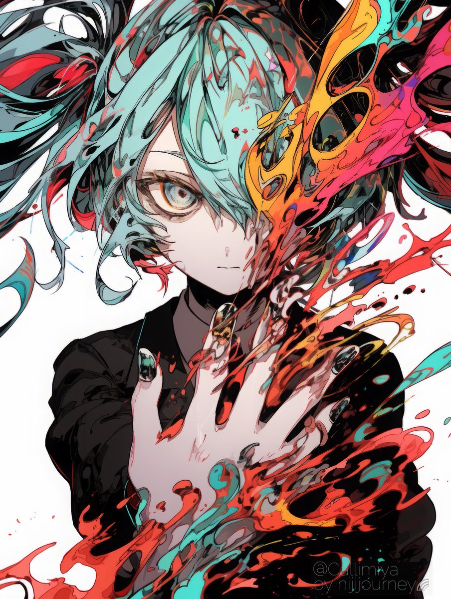 Callimiya's tweet image. 影駭響震、初音ミクさん