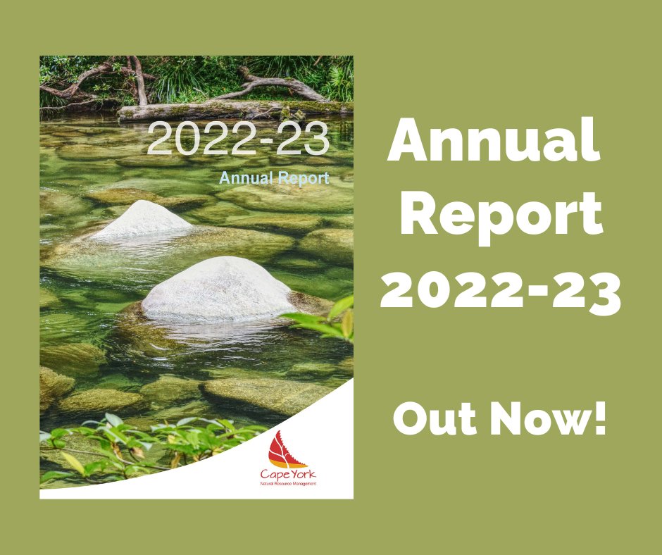 Find out what we have been up to in our Annual Report 2022-23!

Download your copy here: capeyorknrm.com.au/about/organisa…