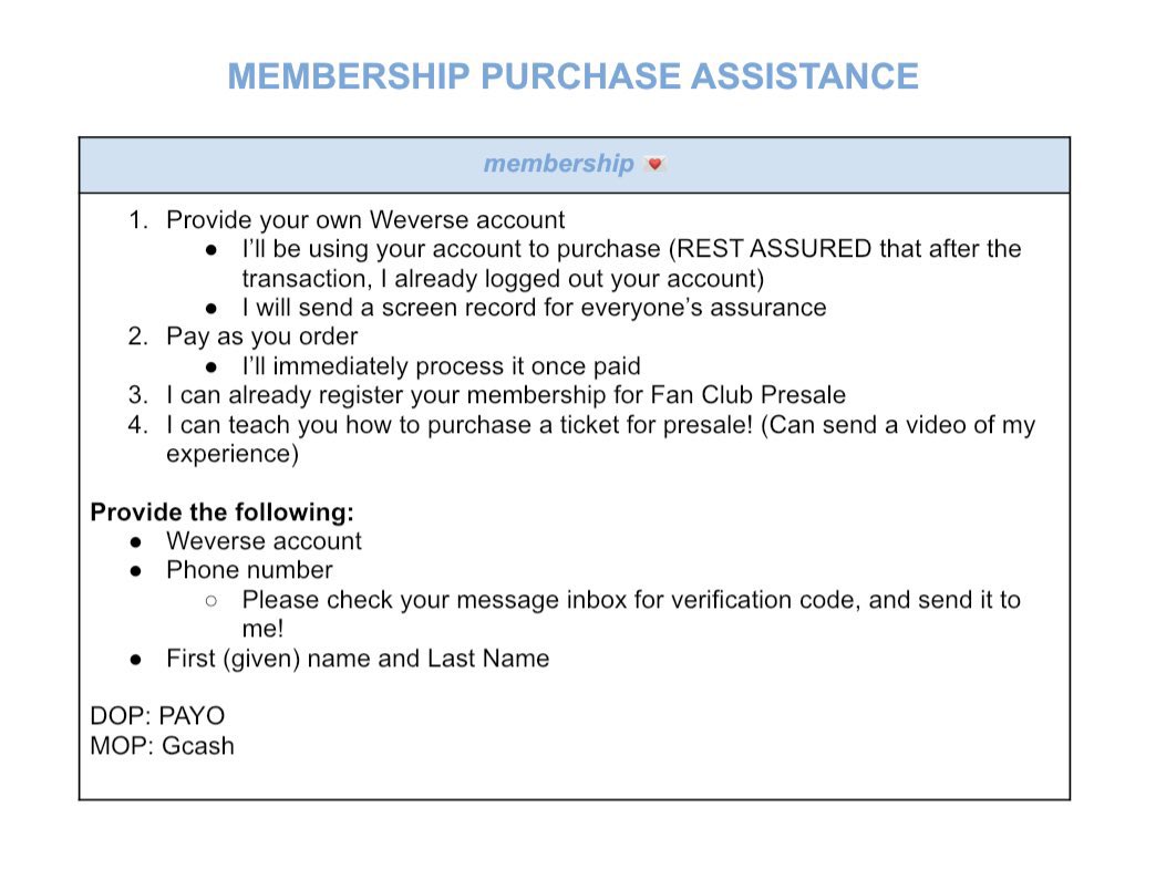 jynpoca's tweet photo. carat membership assistance ! 💌

⤿ ₱1,010 PAYO
mop : gcash
( see pic for details )

dm to avail !

wts lfb ph carat membership seventeen svt follow tour bulacan presale https://t.co/9VsM44sWSx