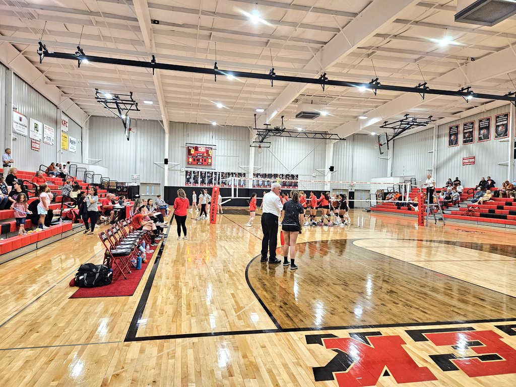 RockCreekLions's tweet photo. Girls V volleyball:

Rock Creek - 3
Crawford County - 1

(25-11, 27-25, 19-25, 25-17)

Jayli Smith - 23 kills/20 as.
Leilani Allen - 17 kills/4blocks
Chloe Carter - 10 kills/5 aces

Rock Creek improves to 14-12 on the season. @cbrown1217
@joshcooknewstri @ihsvca @rock_vball https://t.co/DMnwN5xD4O