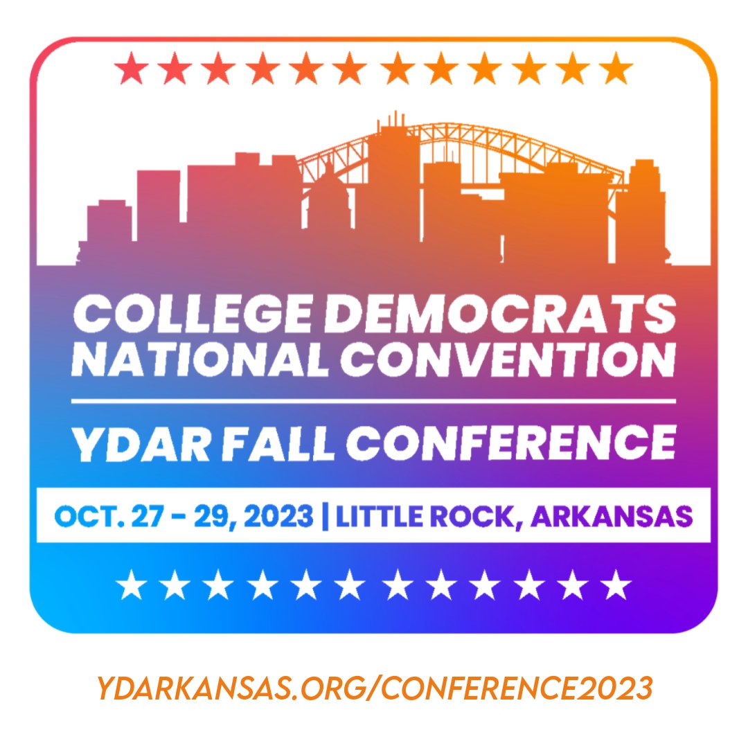📣 Calling Young Dems of Arkansas! 🗓️ Join us Oct 27-29 in Little Rock for #ARCon2023! Secure your seat at the table for CHANGE.💪 #YoungDemsAR #YDAR #FightforARFuture #Arkansas

ydarkansas.org/conference2023/
