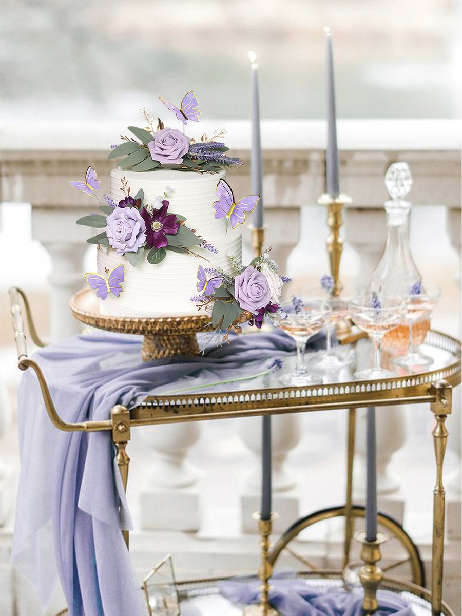 rinlongflower's tweet image. 🌟 Latest creation - the Pastel Purple Flowers &amp;amp; Butterfly Cake Decorating Set! 🌸🦋

#Rinlong #PurpleWedding #BridalBouquet #WeddingFlowers #PastelPurple #CakeDecorating #ElegantWedding #FloralDesign #SpecialOccasion #RomanticWedding #WeddingInspiration  #WeddingCelebration