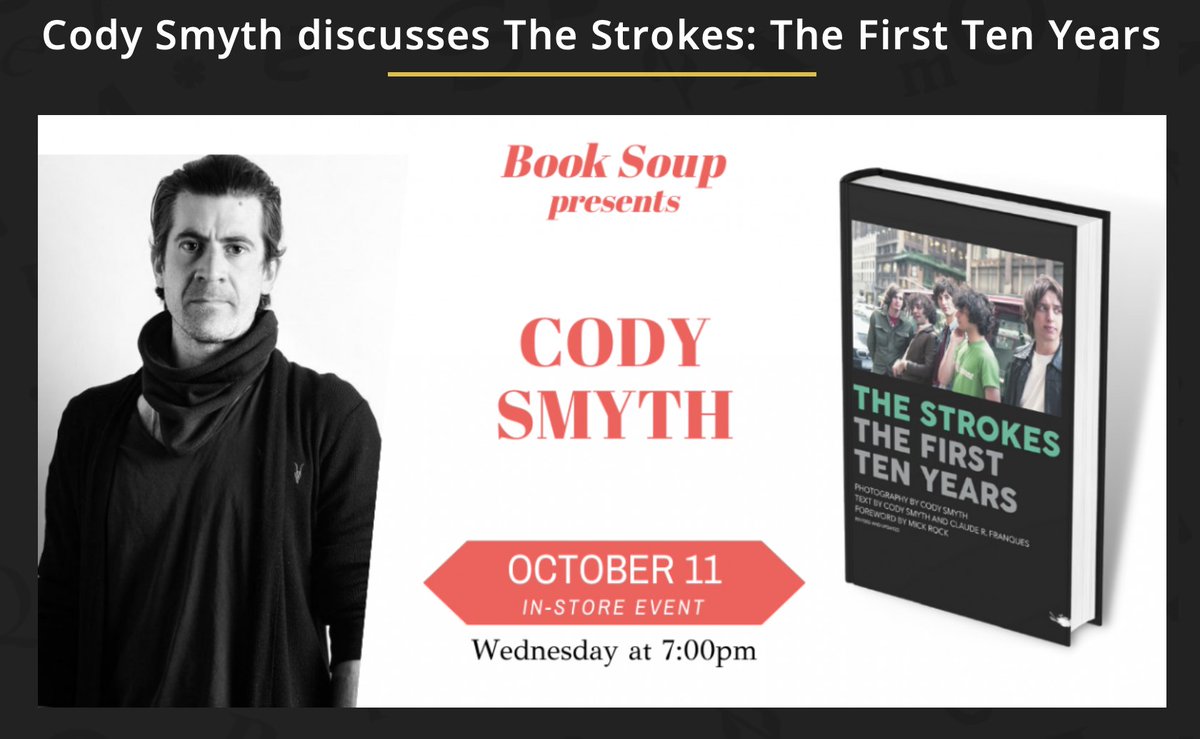 CodeSmyth's tweet image. L.A. in two weeks....

#thestrokes 
#thestrokesthefirsttenyears