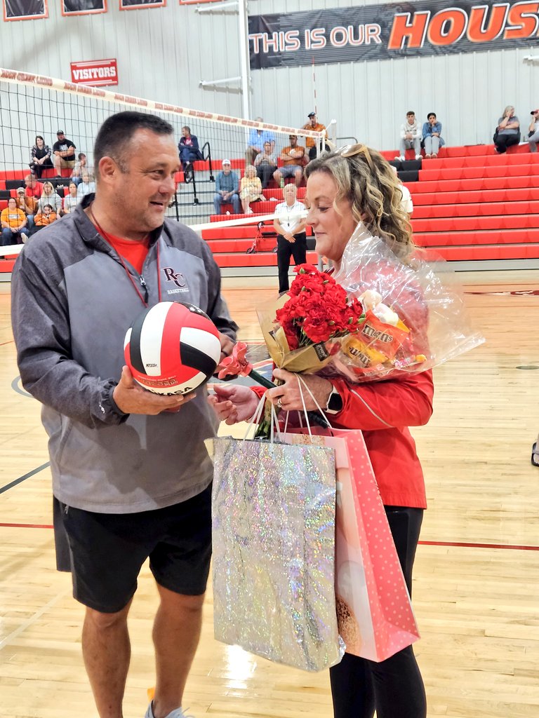 RockCreekLions's tweet photo. Rock Creek would like to thank our Coach, Jennifer Brown, who's retiring at this seasons end.  She's been our coach for 13 years &amp; 30 years overall.  You have touched so many lives &amp; prepared so many for life after HS! #lionpride @joshcooknewstri @cbrown1217 @rock_vball @ihsvca https://t.co/yTELKEBHeA