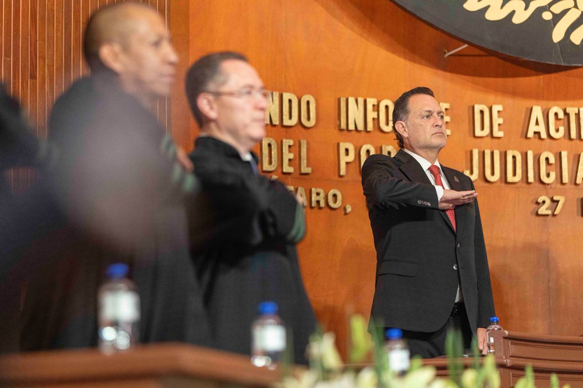 makugo's tweet photo. El día de hoy acompañamos a la Dra. Mariela Ponce en el Segundo Informe de Actividades del Poder Judicial, donde se reconoció la creación de políticas que favorecen la impartición de justicia en nuestro estado. https://t.co/eyxH8ELQaa
