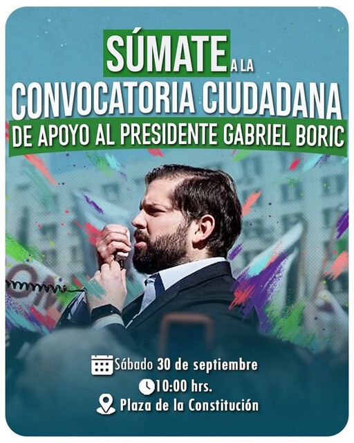Andres_lat_'s tweet photo. Veo a muchos fachos republicanos desesperados e inventando cuantas cosas por la convocatoria en apoyo al Presidente de Chile Gabriel Boric.
🇨🇱🌳🇨🇱🌳🇨🇱🌳🇨🇱🌳🇨🇱🌳🇨🇱🌳🇨🇱🌳 
#BoricNoEstaSolo https://t.co/ucKPCgVu1s