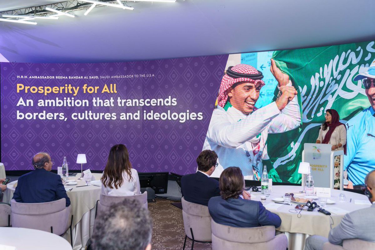 It was a pleasure to participate in the seminar on #RiyadhExpo2030 organized by the Royal Commission for Riyadh City. The seminar titled ‘Prosperity for All’ discussed the developmental achievements of the Kingdom aiming to reach a prosperous future for the whole world.