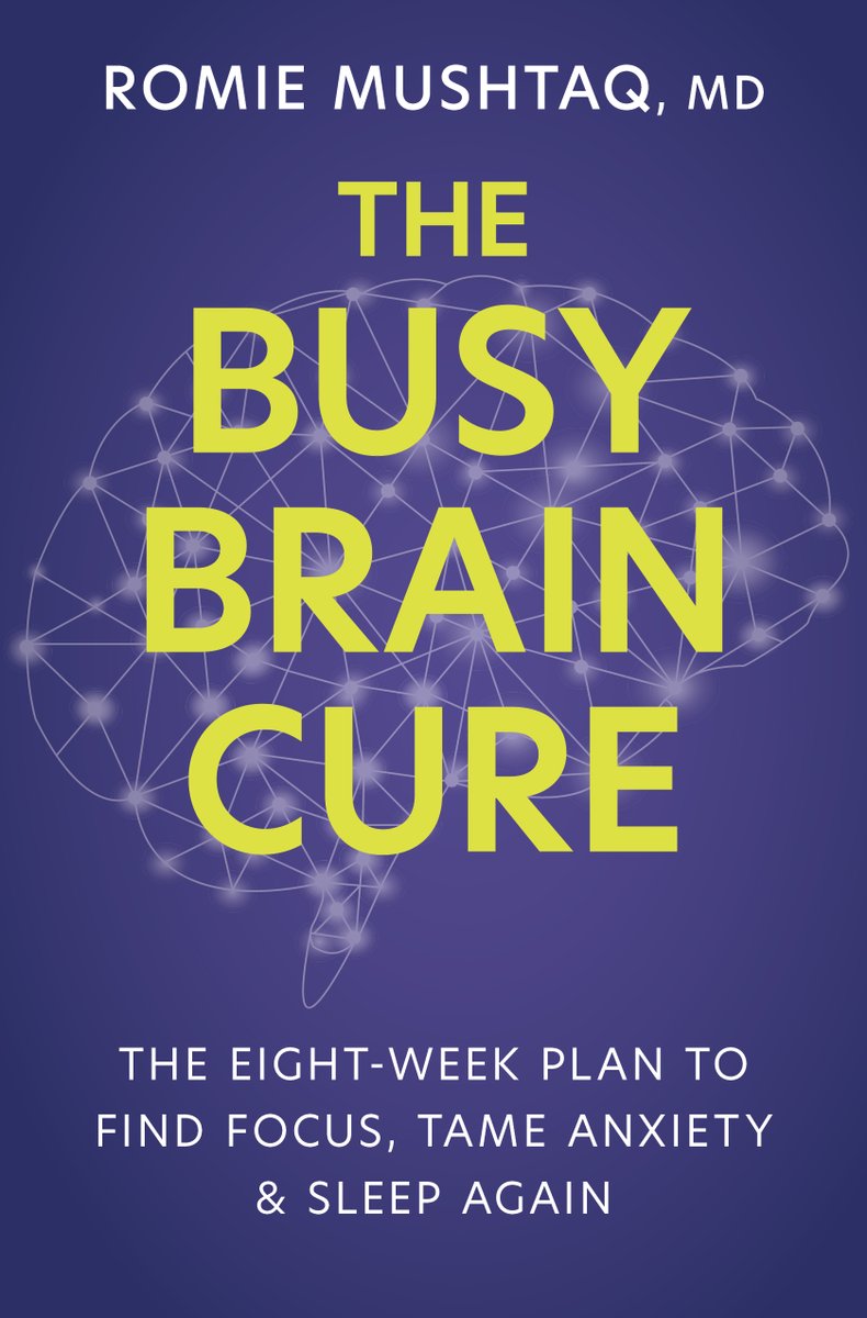 DrRomie's tweet photo. woohoo, this is the final version of the cover!
#BusyBrainCure features the 8-week #brainSHIFT protocol to help you find focus, tame anxiety, and sleep again.
Pub date: 1/9/2024 by @htp_books @HarperCollins @Hanover_Square https://t.co/GGgvjFpacl