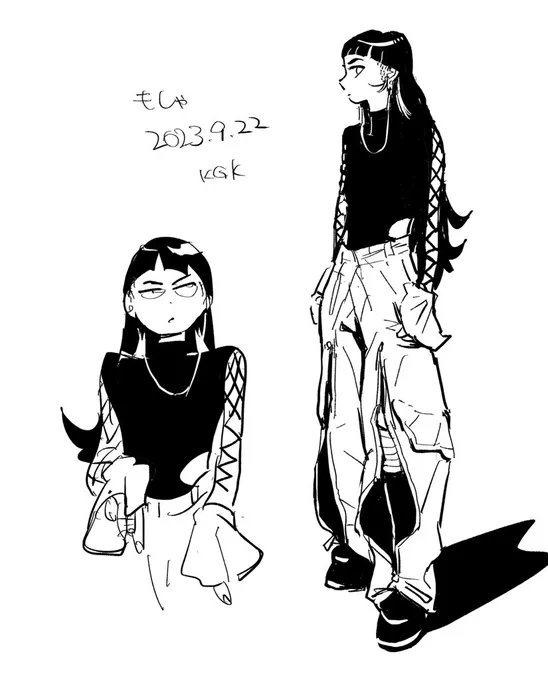 リバビリで描いてた模写練習① 