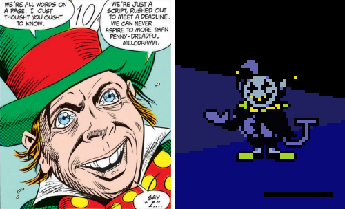 Codiekitty's tweet image. I wrote a thesis paper about how #Deltarune is the video game version of Grant Morrison's Animal Man.

codiekitty.com/File/AnimalMan…

#Spamton #SpamtonNEO
#Jevil
#WDGaster