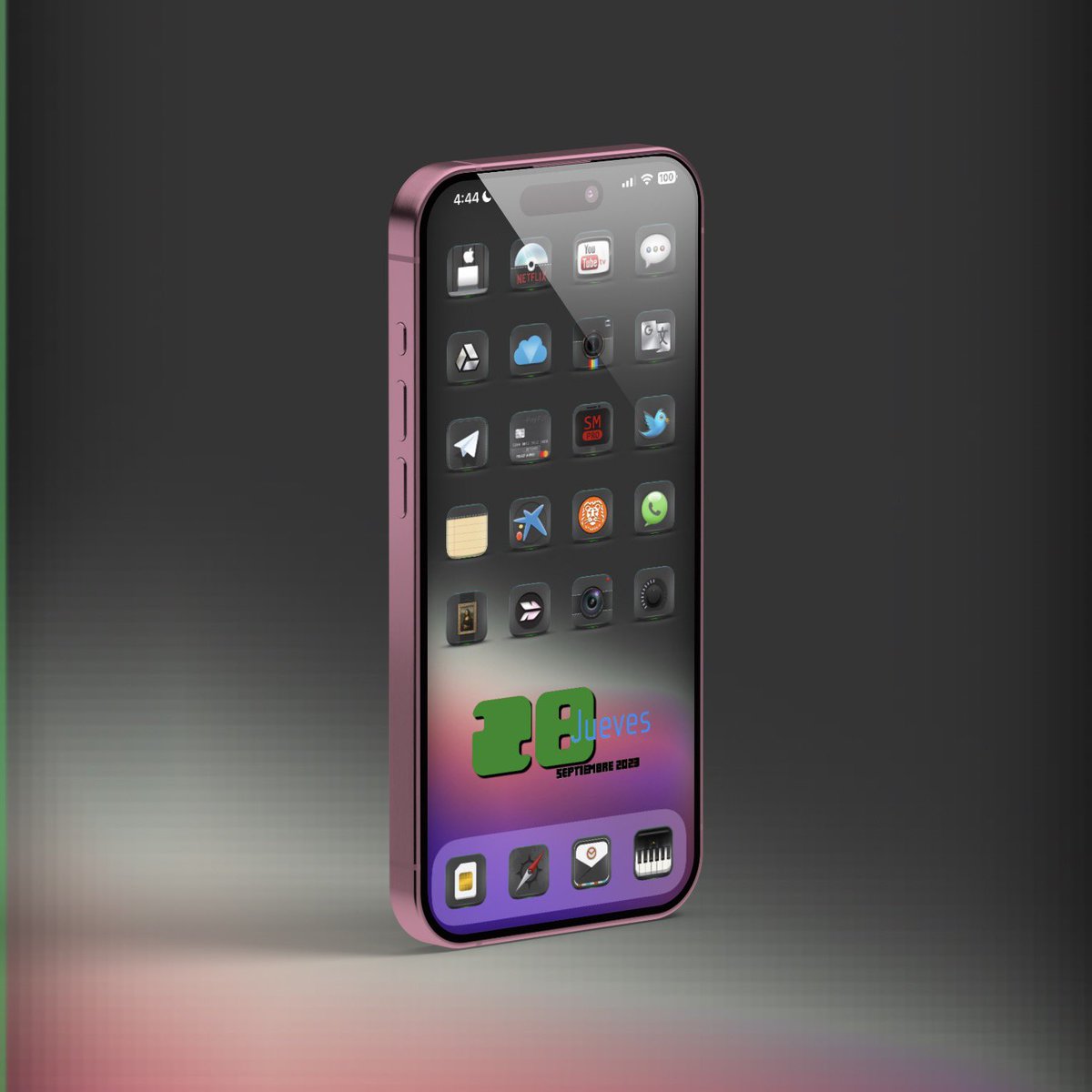 matuspalma's tweet photo. Good morning🌎🙋🏽‍♂️📱13 Pro Max🕺🏽ShowCuts,ShowTheme,ShowAE and Mockup M😍🔥by @SeanKly no jailbreak Beautiful icons DarkBox and wall by my brother @moondr1 SWAapp by my dear @TeboulDavid1 @EliseMihael @UtdAll @thgr34td4n3 @kelvingenao01 @Leonel182520 @sergitejera @luis9_49 @jorch_td https://t.co/bXpSXhtCB8
