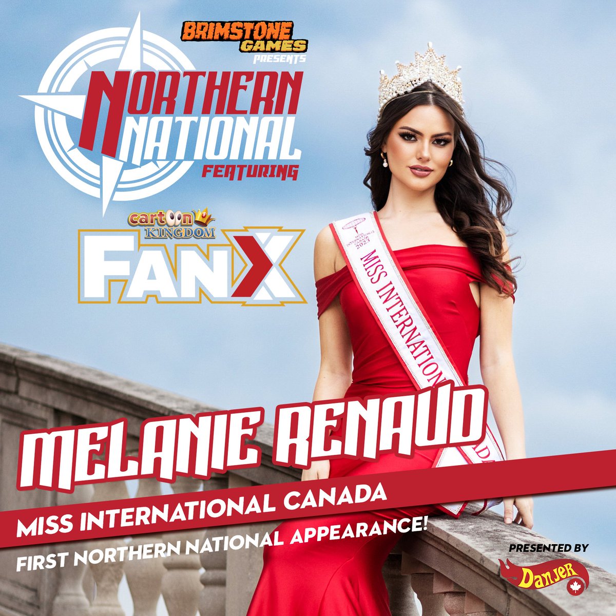 TNNCollectorCon's tweet photo. The Northern National  is pleased to welcome Miss International Canada, Melanie Renaud! Melanie will be appearing at the convention this Saturday only between noon and 4pm. 

#TheNorthernNational #Windsor #YQG #Canada #BrimstoneGames #MelanieRenaud #MissInternationalCanada https://t.co/7HlDLOS1bs