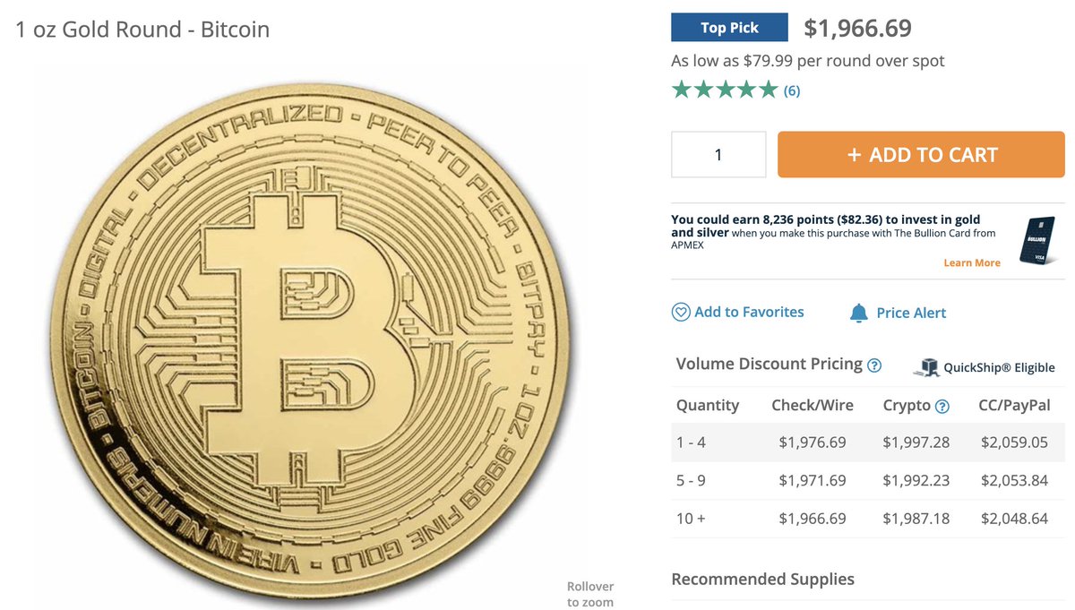 We’re giving away a SOLID $GOLD 1OZ $BTC worth over $2000 to someone

HOW TO WIN:
-Follow @GoldCoinEth, <a href="/RealShibaDoge/">Shiba Doge | Fan page</a> <a href="/LeoTalk/">Leo</a> 
-Comment with " $GOLD " &amp; Tag a friend
-Retweet This Giveaway
-Bookmark

Will use Twitter Picker to randomly choose a winner in 7 days from this post!