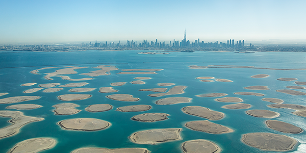 To reshape its coastline, Dubai developed the World Islands, 300 artificial islands in shaped as a world map. We designed a barrier reef to protect the development by reducing height of waves: ow.ly/5gH150PM0Nm #WorldMaritimeDay #MaritimeConsultants