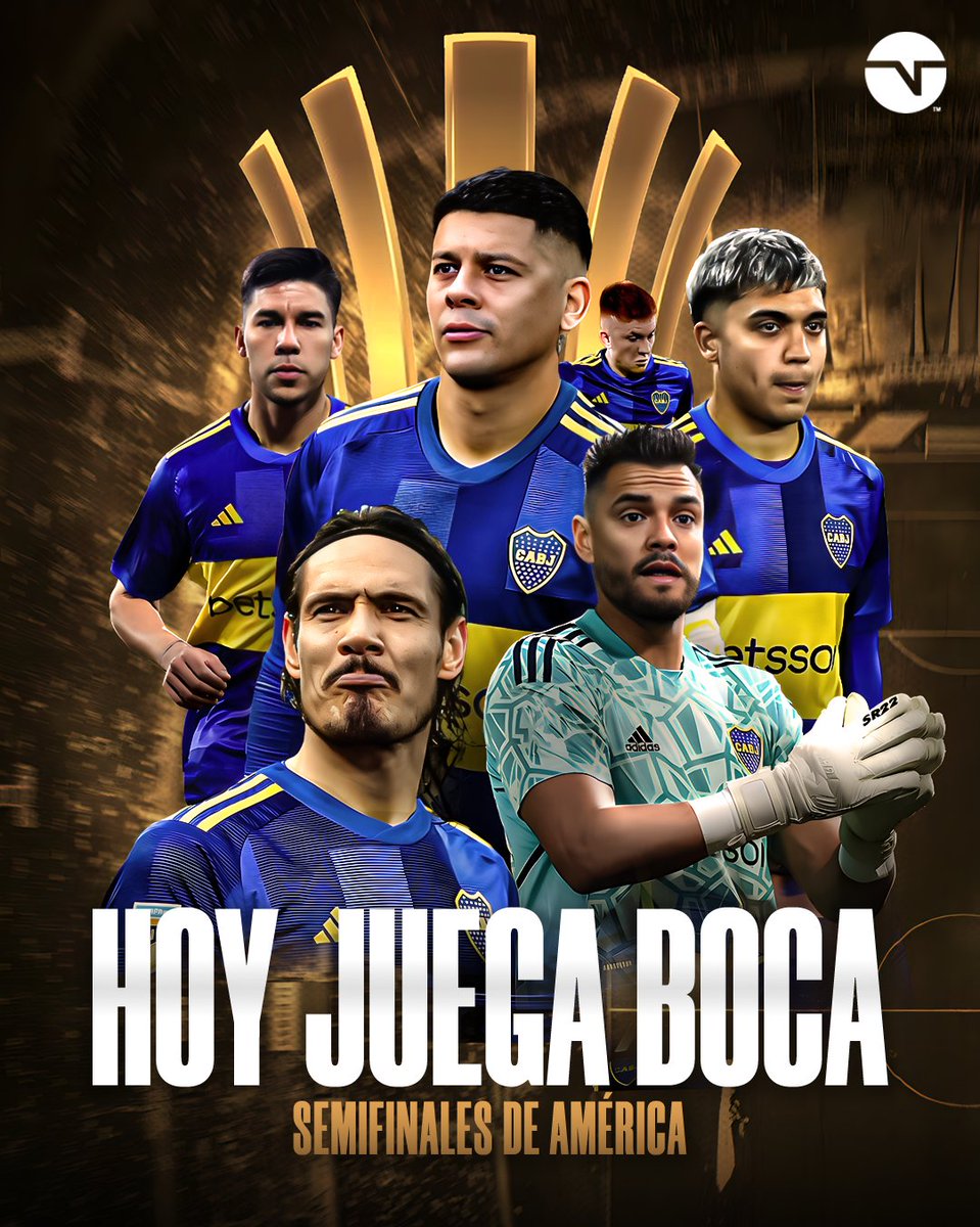 TNTSportsAR's tweet photo. HOY JUEGA BOCA 🏆🔵🟡

El Xeneize recibe a Palmeiras en La Bombonera por el partido de ida de la semifinal de la Copa Libertadores.

¿Cómo le irá al equipo de Almirón? 🧐 https://t.co/0w9CYdgqa3