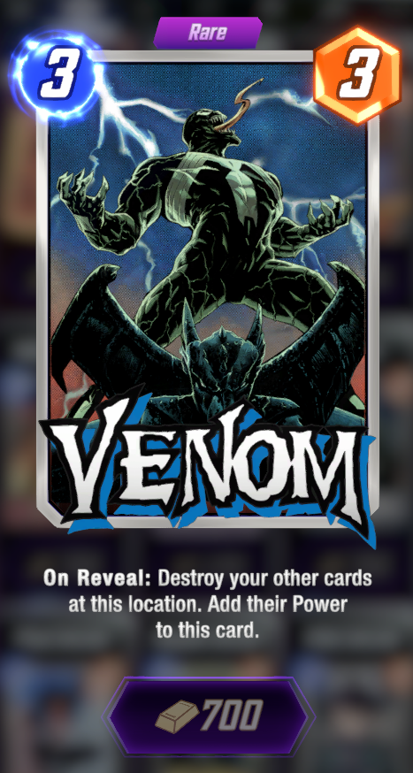 dddrewsky's tweet photo. 🛍️ Daily Offer for Variants! 🛍️
BEST Onslaught?! Does anyone have it animated? I've been waiting forever for Venomized Silk. Venom is cool but I've been wanting his Hipp now. 😢
What's in your shop?! Make us jealous! 👀
#MarvelSnap #variants #DailyOffer https://t.co/jGEXIDGfzY