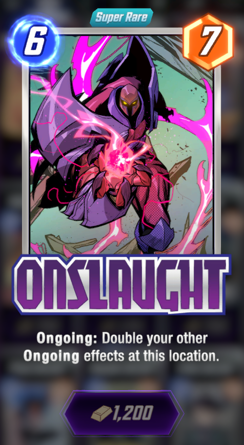dddrewsky's tweet photo. 🛍️ Daily Offer for Variants! 🛍️
BEST Onslaught?! Does anyone have it animated? I've been waiting forever for Venomized Silk. Venom is cool but I've been wanting his Hipp now. 😢
What's in your shop?! Make us jealous! 👀
#MarvelSnap #variants #DailyOffer https://t.co/jGEXIDGfzY
