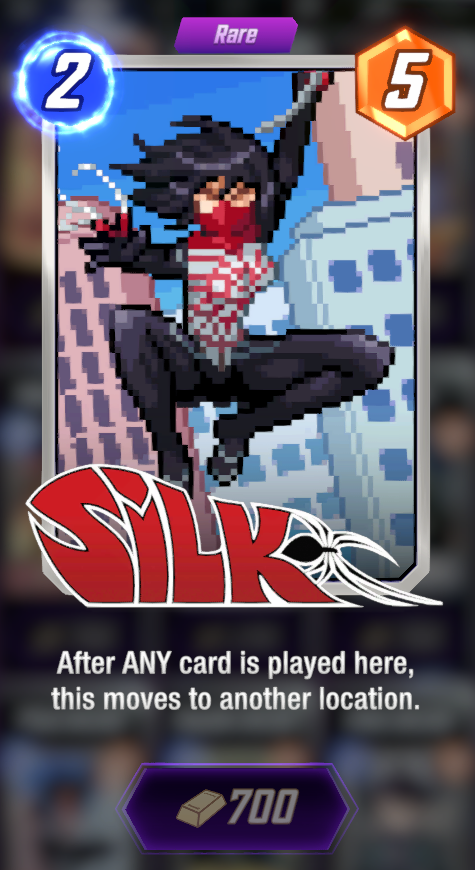 dddrewsky's tweet photo. 🛍️ Daily Offer for Variants! 🛍️
BEST Onslaught?! Does anyone have it animated? I've been waiting forever for Venomized Silk. Venom is cool but I've been wanting his Hipp now. 😢
What's in your shop?! Make us jealous! 👀
#MarvelSnap #variants #DailyOffer https://t.co/jGEXIDGfzY