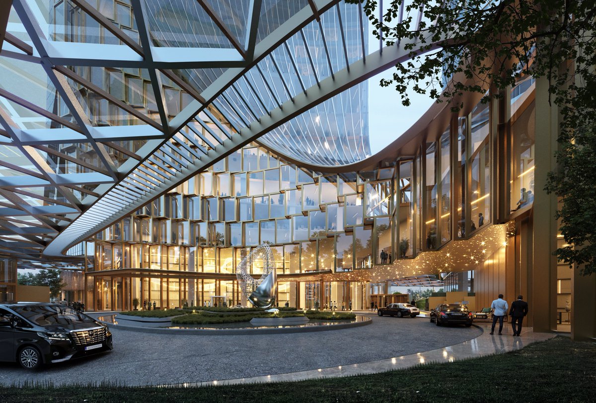 ICONCG's tweet image. Hiwell Amber Centre
Designed by #UNStudio, the Hiwell Amber Centre comprises four high-rise towers that are set to add a mix of quality offices, hotel apartments, art spaces, retail, etc. to the heart of Hangzhou’s new city centre, Qianjiang Century City.
#CGI #rendering #visual