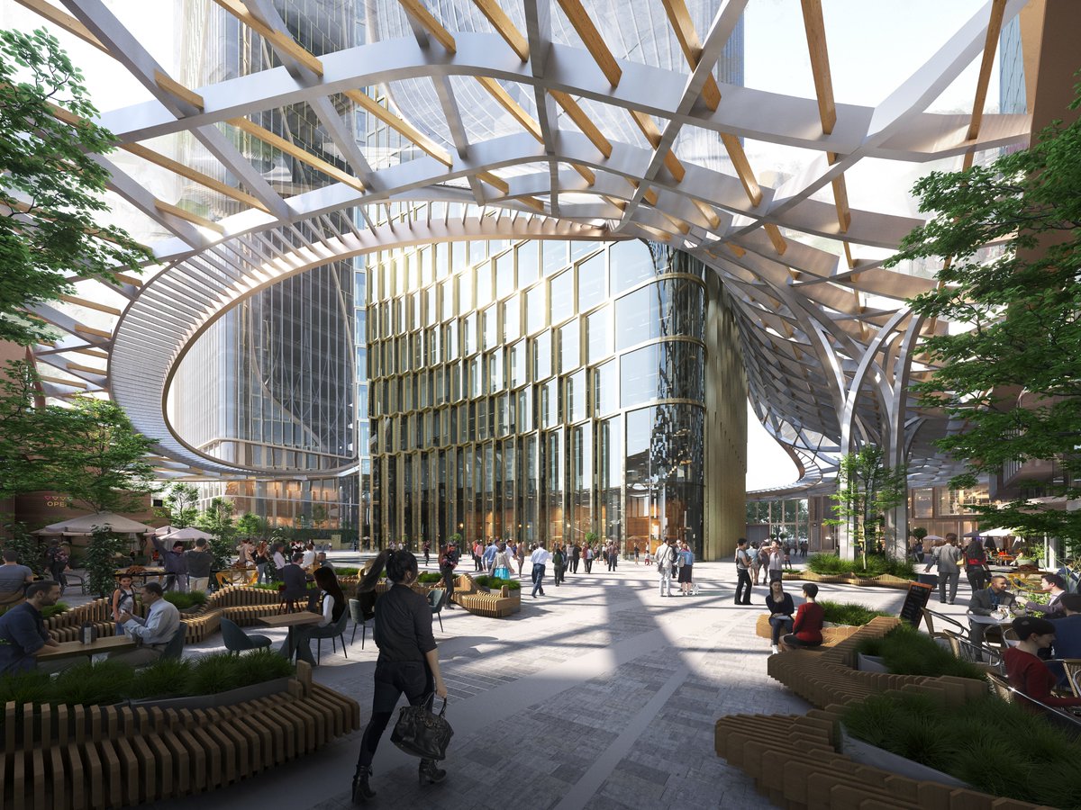 ICONCG's tweet image. Hiwell Amber Centre
Designed by #UNStudio, the Hiwell Amber Centre comprises four high-rise towers that are set to add a mix of quality offices, hotel apartments, art spaces, retail, etc. to the heart of Hangzhou’s new city centre, Qianjiang Century City.
#CGI #rendering #visual