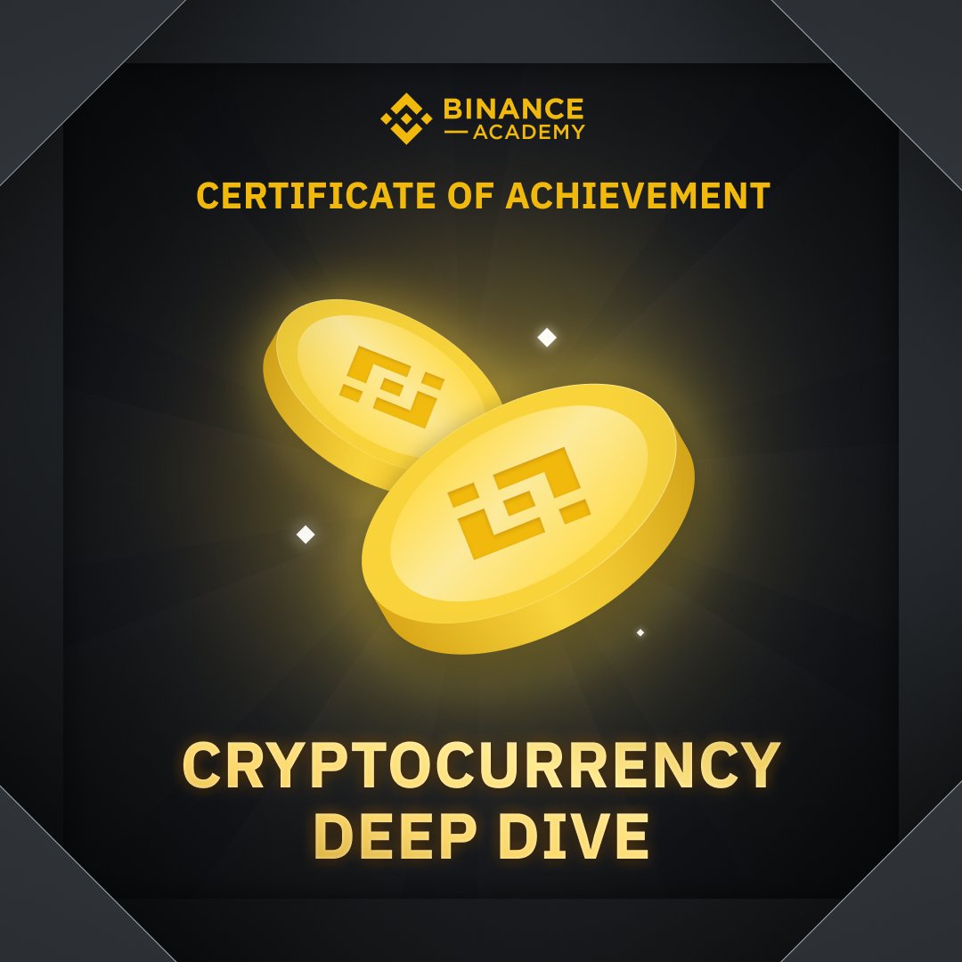 LupinXBT's tweet image. Ending the month with a PROOF-of-LEARNING!
Thank you, @BinanceAcademy!💡
#Binance #CryptoDeepDive