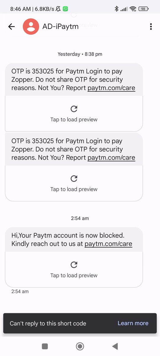 DipenduBala's tweet photo. @Paytmcare  why my account suddenly got blocked plz check dm I have sent all necessary details and documents. @Paytmcare  @PaytmBank https://t.co/FtHQbQAZds