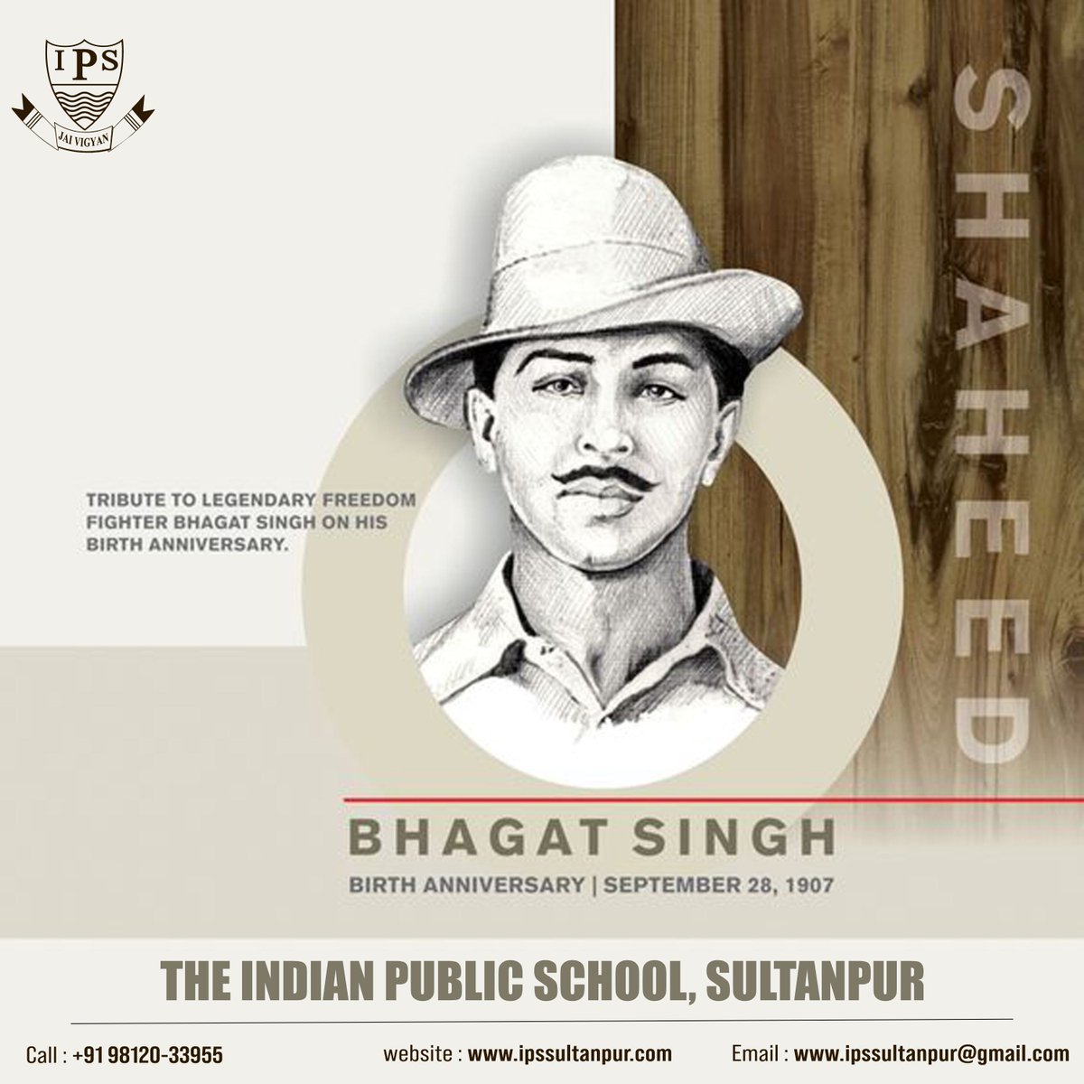 ips_sultanpur's tweet photo. 𝐁𝐡𝐚𝐠𝐡𝐚𝐭 𝐒𝐢𝐧𝐠𝐡 𝐁𝐢𝐫𝐭𝐡 𝐀𝐧𝐧𝐢𝐯𝐞𝐫𝐬𝐚𝐫𝐲 https://t.co/l8kXYu03vE