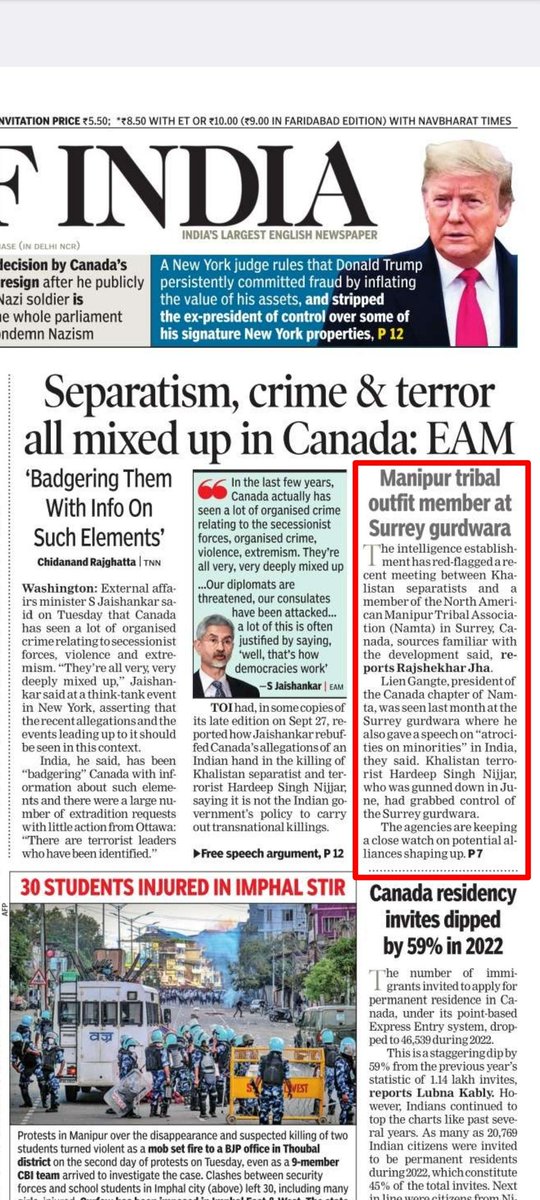 Khalistani radicals and Kuki separatists are now joining hands against India on Canadian Soil.

A Clear National Security Threat.

#KukiTerrorists #KukiantiIndia 
#khalistan&amp;kukiland