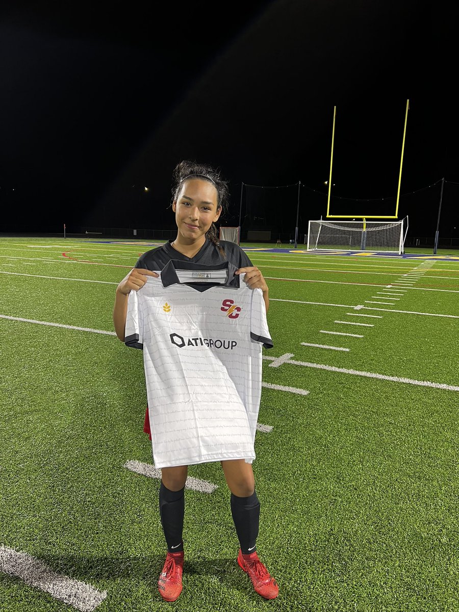 The WOTM goes to Brissa Valadez because of her outstanding attack in the midfield as well as her defensive performance. Well deserved after a big win. #RollStorm