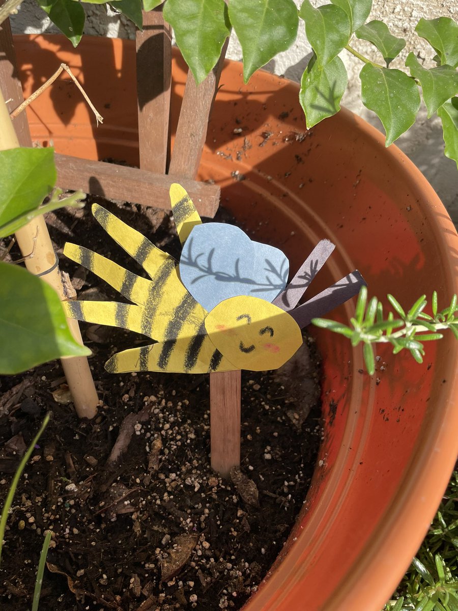 My kid had lots of BIG FEELINGS today (we all have our days)…which included throwing her rice on the kitchen floor because I gave her the blue spoon instead of the purple one. But she made these cute little bumblebees for the garden. So I guess we’re even.