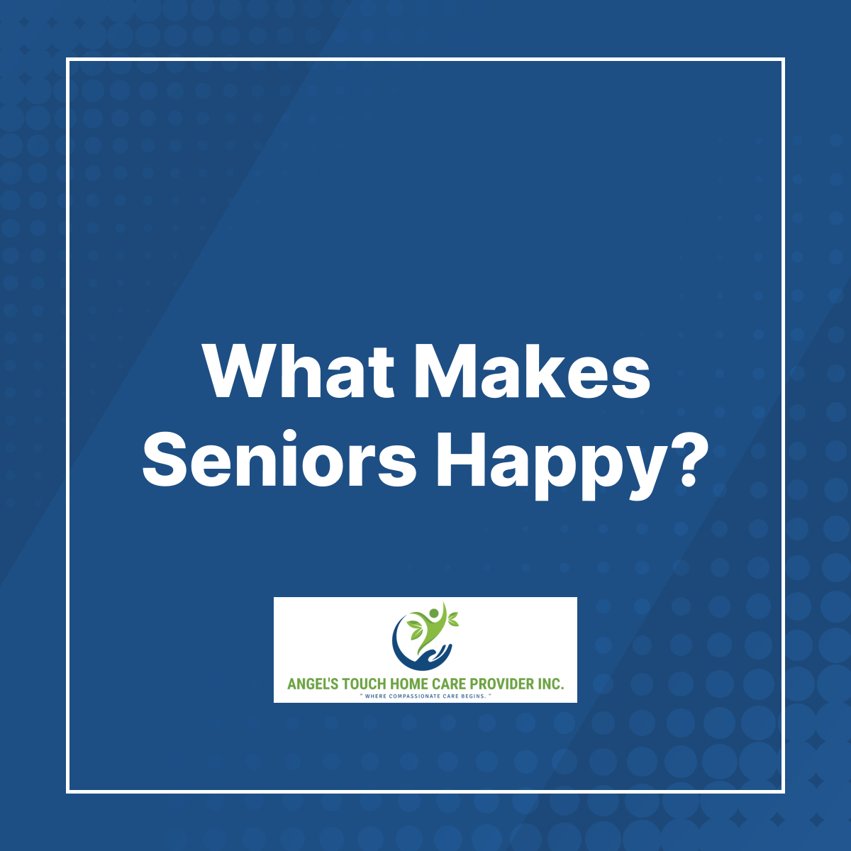 angelstouchhcpi's tweet image. Happiness comes from different influences. For many elders, family and close friends bring the most joy. But they also find happiness from independence and life stability.

Stay happy, age gracefully.

#LifeStability #FamilyBringsJoy #SanAntonioTX #HomeCare