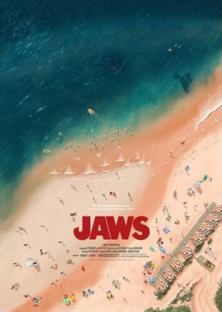 Filme Tubarão de 75. 
Esse cartaz… quando você descobrir, vai bolar.