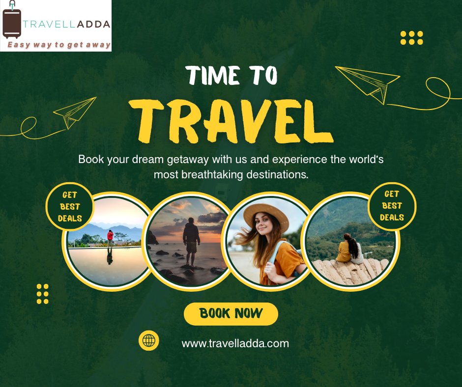 🌍✈️ Ready for #adventure? #Discover your dream #vacation with us & #explore the world's most breathtaking #destinations! 🏝️🌄
 Click travelladda.com/destinations for exclusive #deals & #Discounts 
#travel #tourism #WanderlustDreams #TravelGoals #AdventureAwaits #ExploreTheWorld #fun