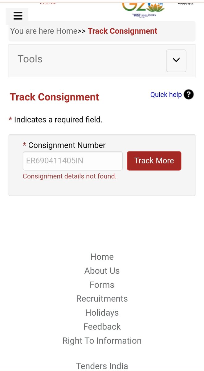 che_ranjith's tweet photo. @IndiaPostOffice @ForeignDelhi 
Morning sir .One of my consinment send from pushkar to Malaysia on 26sept .When I try to track the consinment its shows not found . Please check and reply where is my consinment. Thank you 
Consinment No :ER690411405IN https://t.co/QtxnIUo8be