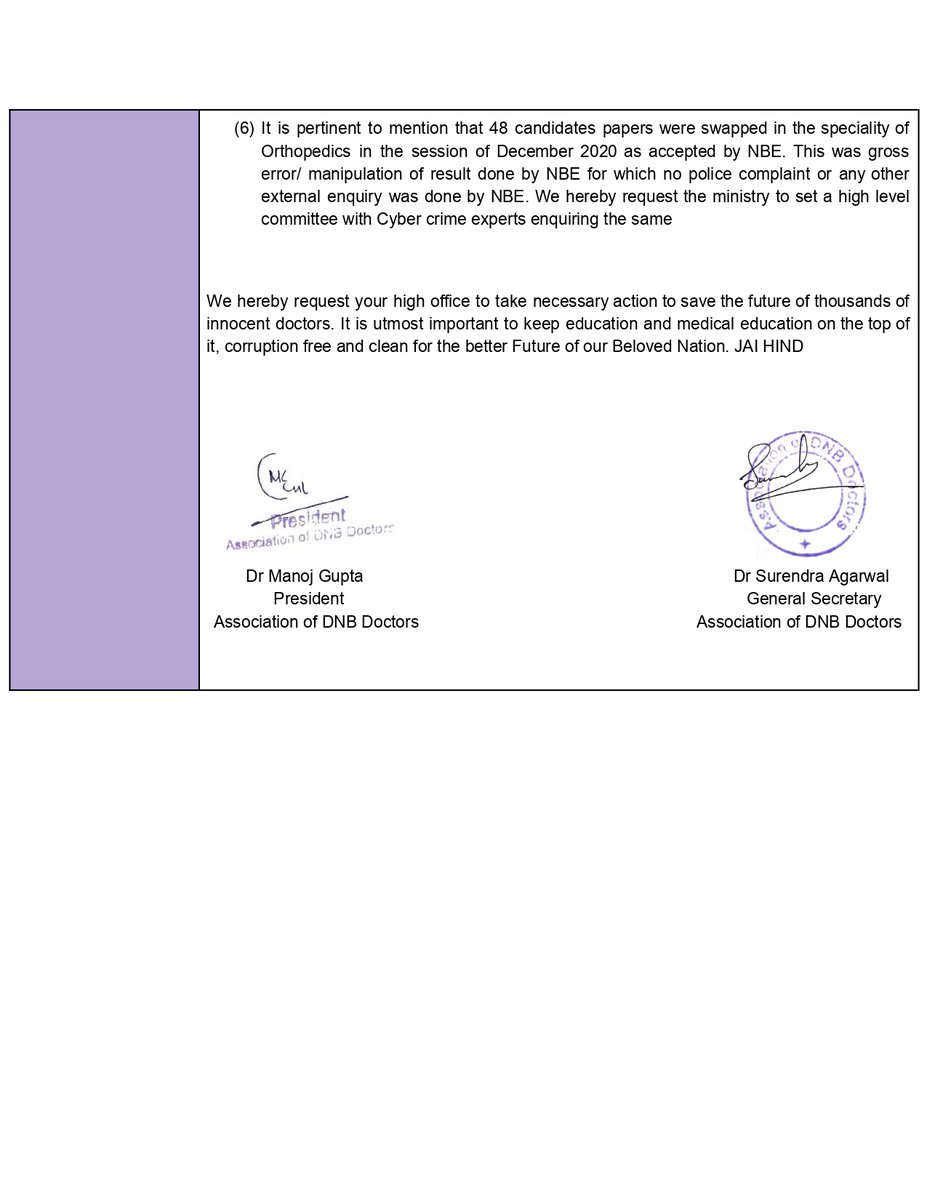 Association of DNB Doctors tweet media