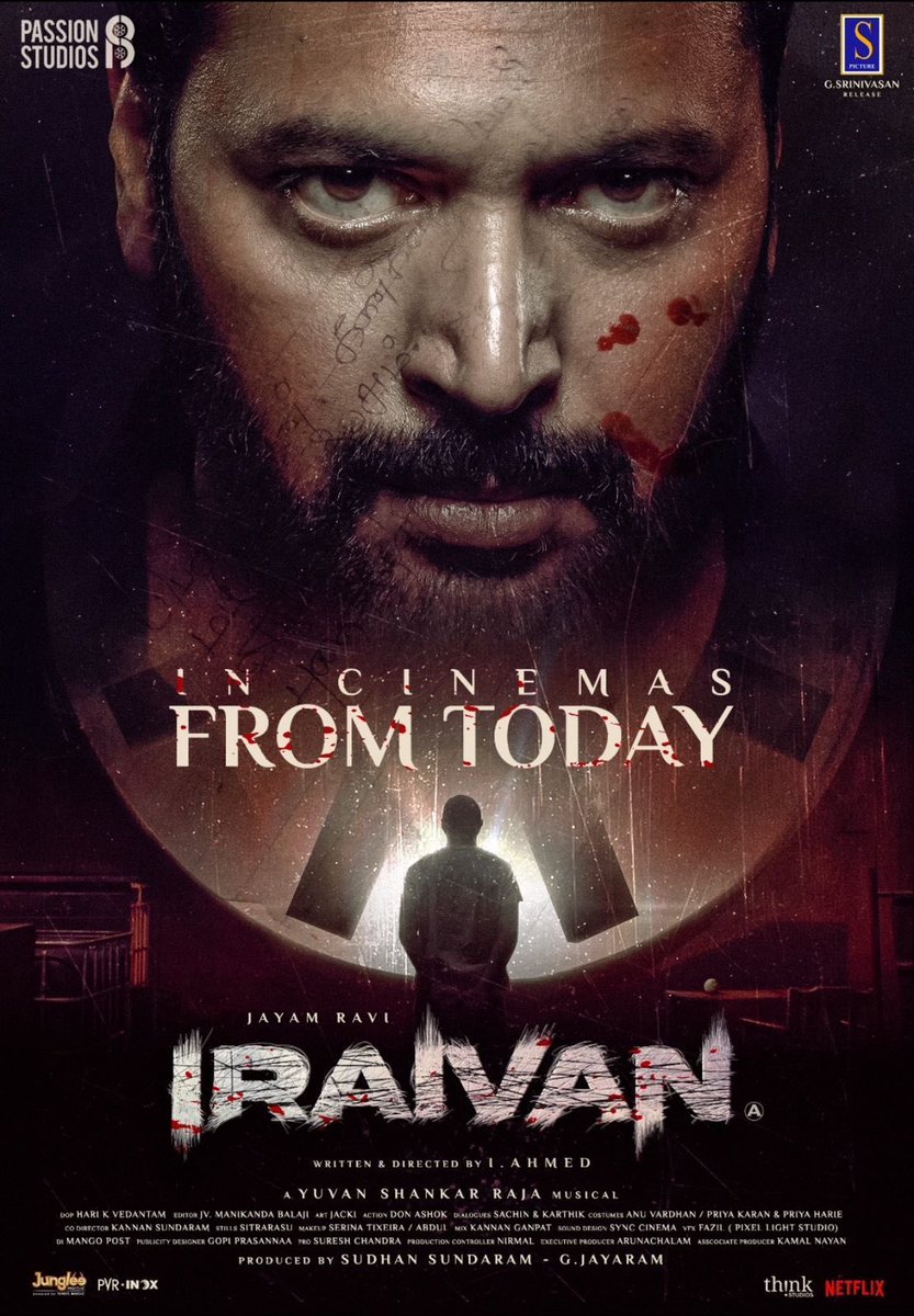 Gautham_Karthik's tweet photo. Wishing @actor_jayamravi, #Nayanthara, @thisisysr, @Ahmed_filmmaker and the team of #Iraivan all the very best for their release today!
👍🏻 https://t.co/rAmUAFMXJl