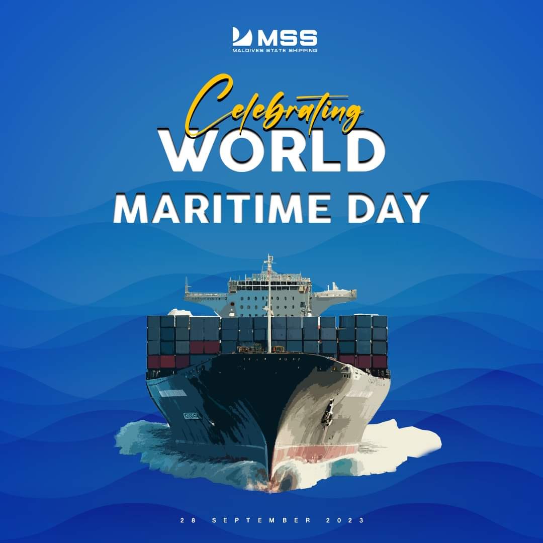 Celebrating World Maritime Day. The Maritime industry plays a pivotal role in  connecting nations, facilitating international trade, and ensuring the world's prosperity.<a href="/Ammari_Official/">Association of Maldives Maritime Industry</a> <a href="/stoplc/">STO</a> <a href="/IMOHQ/">International Maritime Organization</a> <a href="/CustomsMv/">Maldives Customs Service</a> <a href="/ImmigrationMV/">Maldives Immigration</a> <a href="/MNDF_Official/">Maldives National Defence Force</a>
